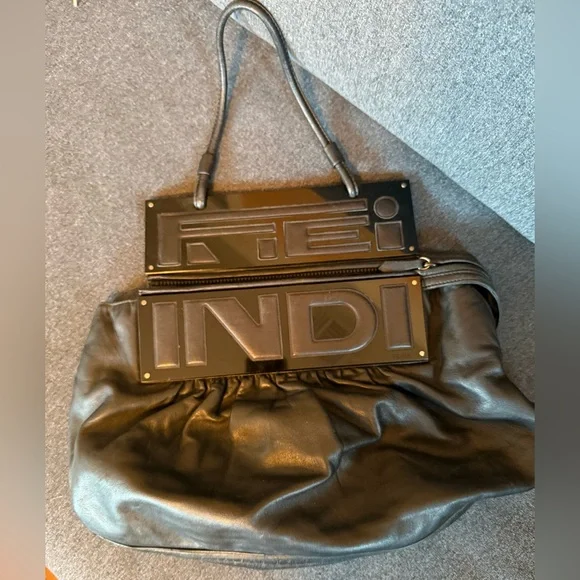 Black Leather Fendi Bag - Picture 2 of 10